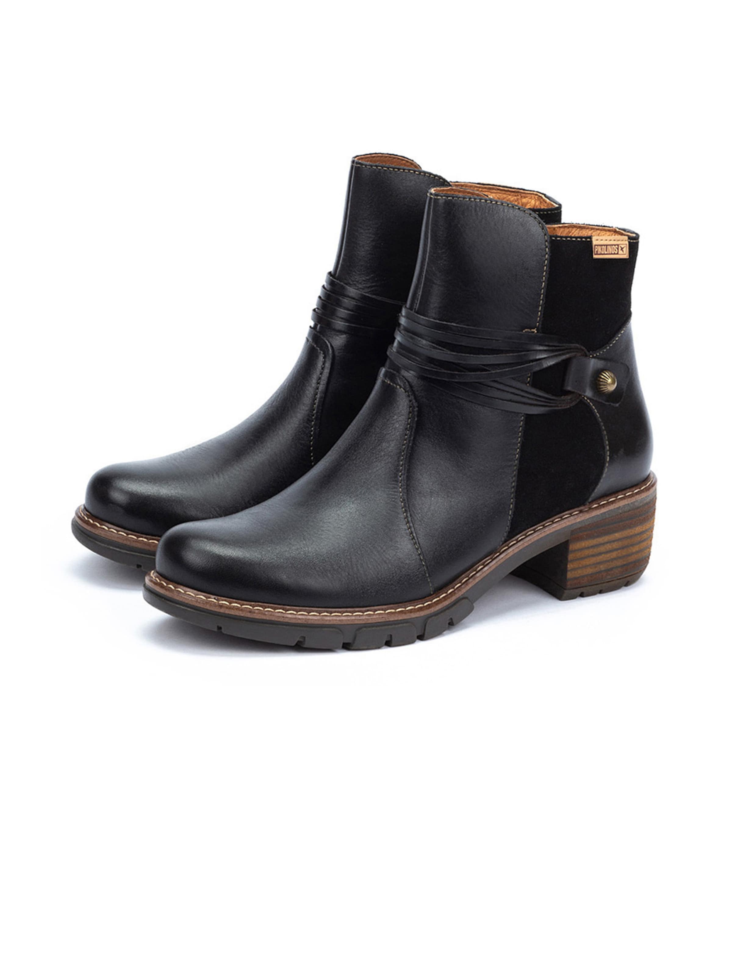 Bottines 'San Sebastia' PIKOLINOS en noir