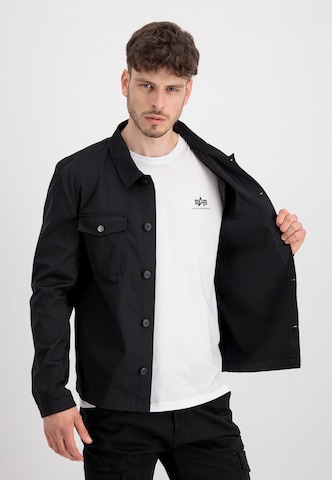 ALPHA INDUSTRIES Slim Fit Преходно яке в черно