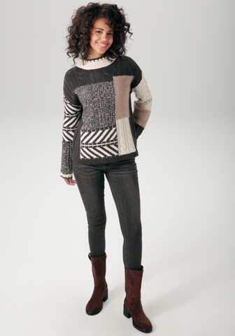 Aniston CASUAL Pullover in Weiß