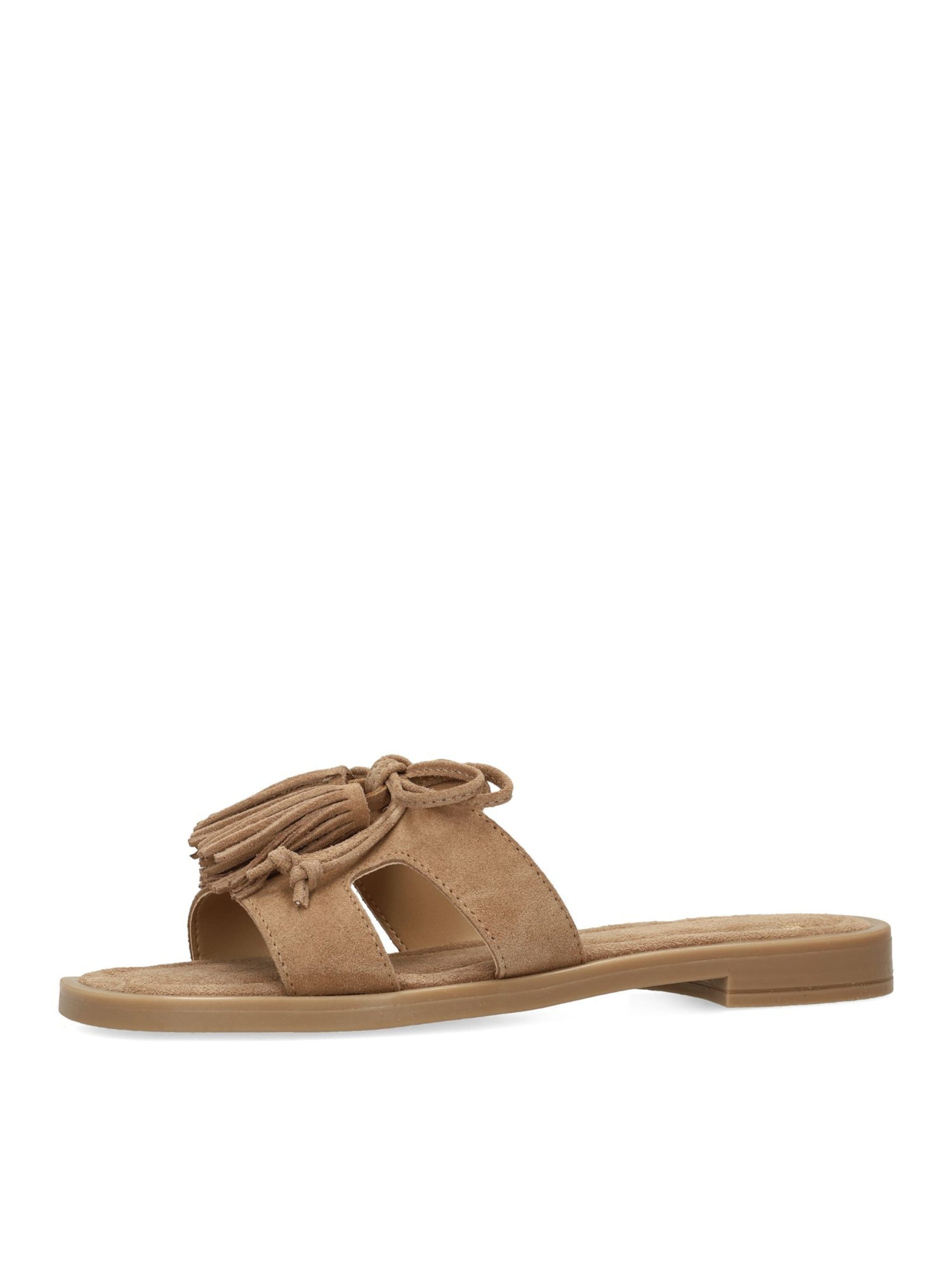 Mule MANFIELD en beige : devant