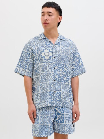 Jack & Jones Premium Классический крой Рубашка 'JPRBlutristan' в Синий: спереди