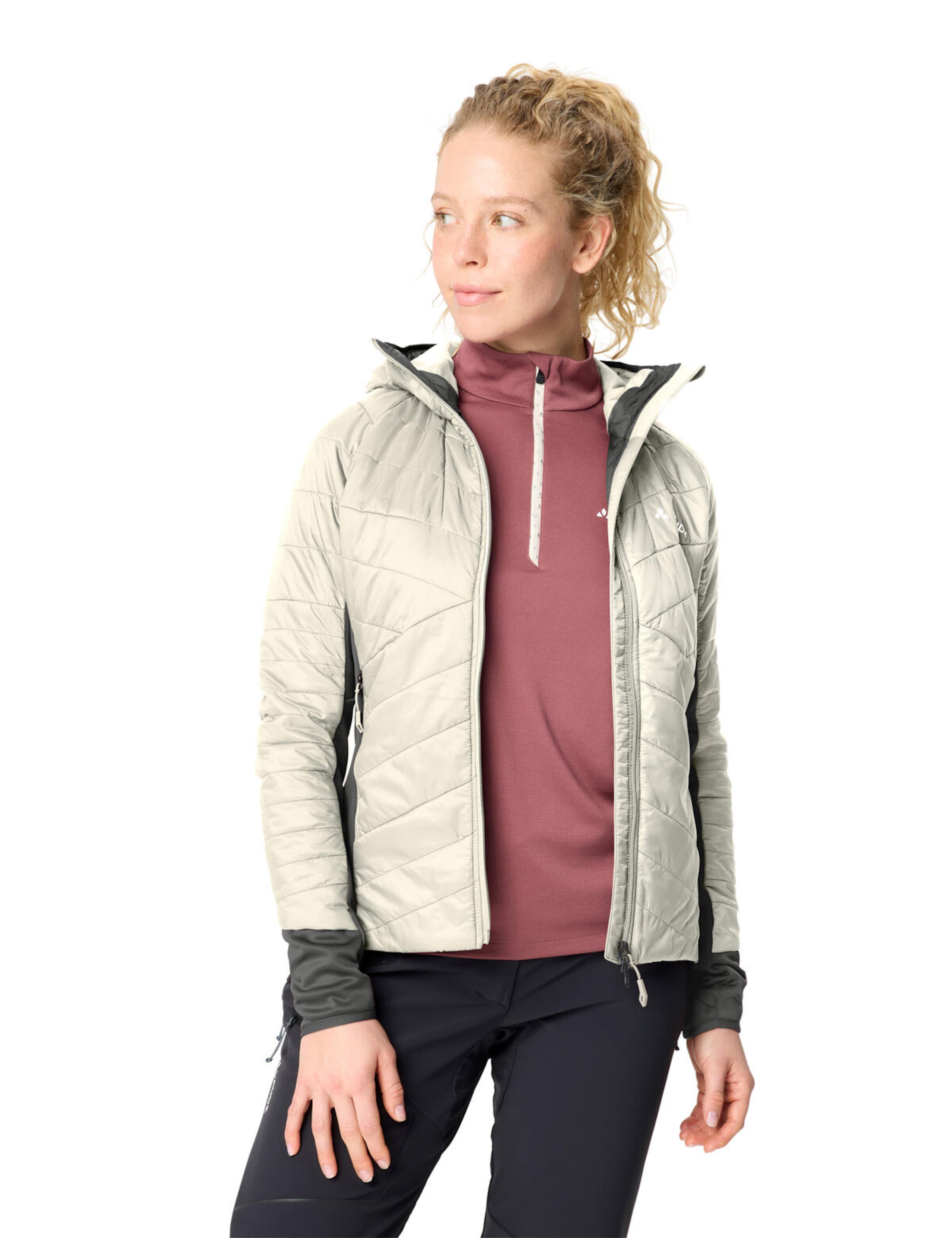 VAUDE Outdoor jacket 'Sesvenna IV' in Beige