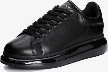 Baskets basses MARTIN VALEN en noir : devant