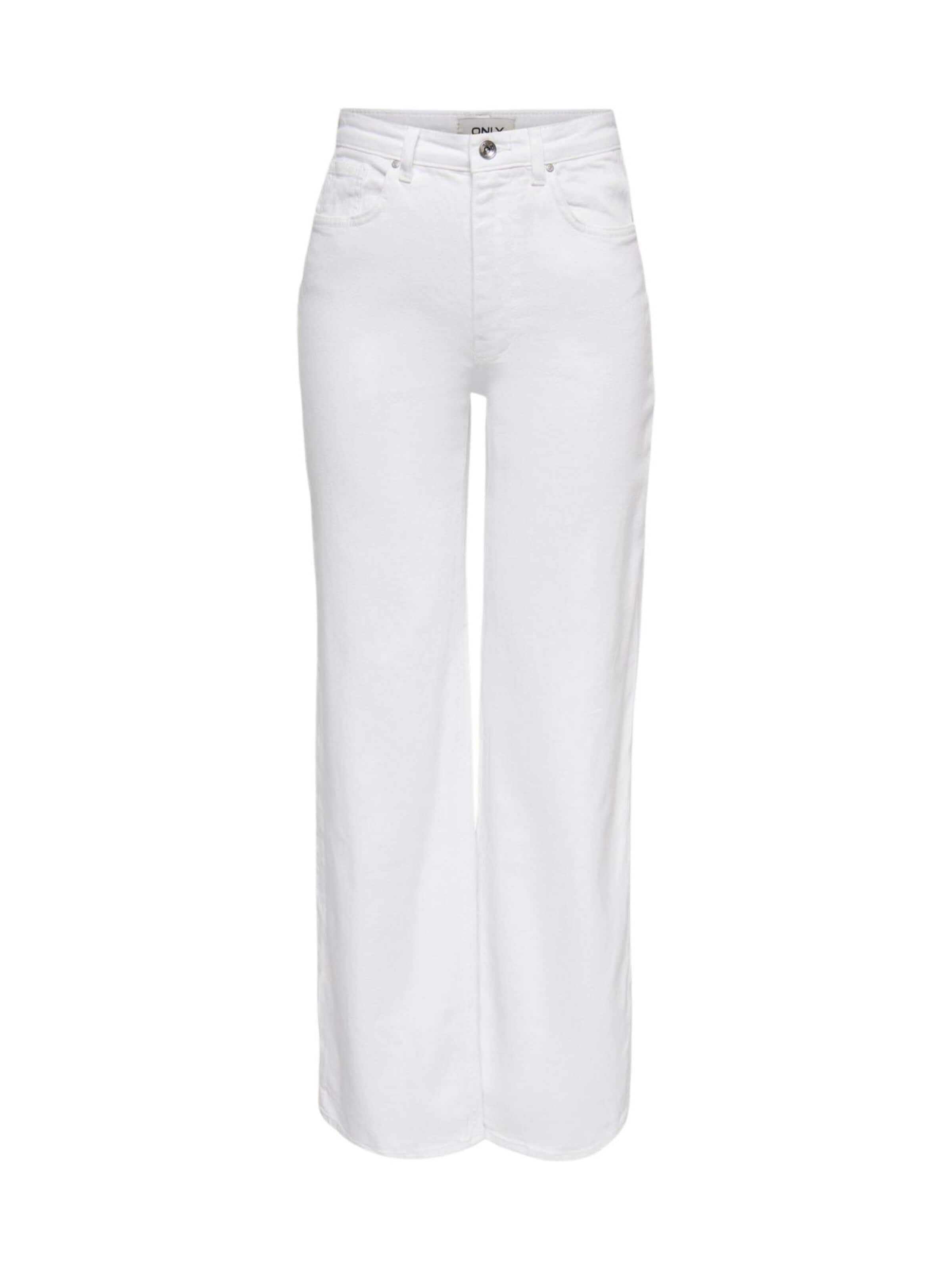 Jeans 'ONLJUICY HW WIDE LEG DNM REA NOOS 15288219' in 29 ONLY di colore bianco, Visualizzazione prodotti