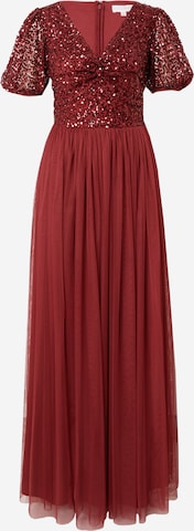 Maya Deluxe Iltapuku värissä punainen: etupuoli