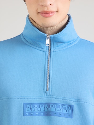 NAPAPIJRI Sweatshirt in Blau