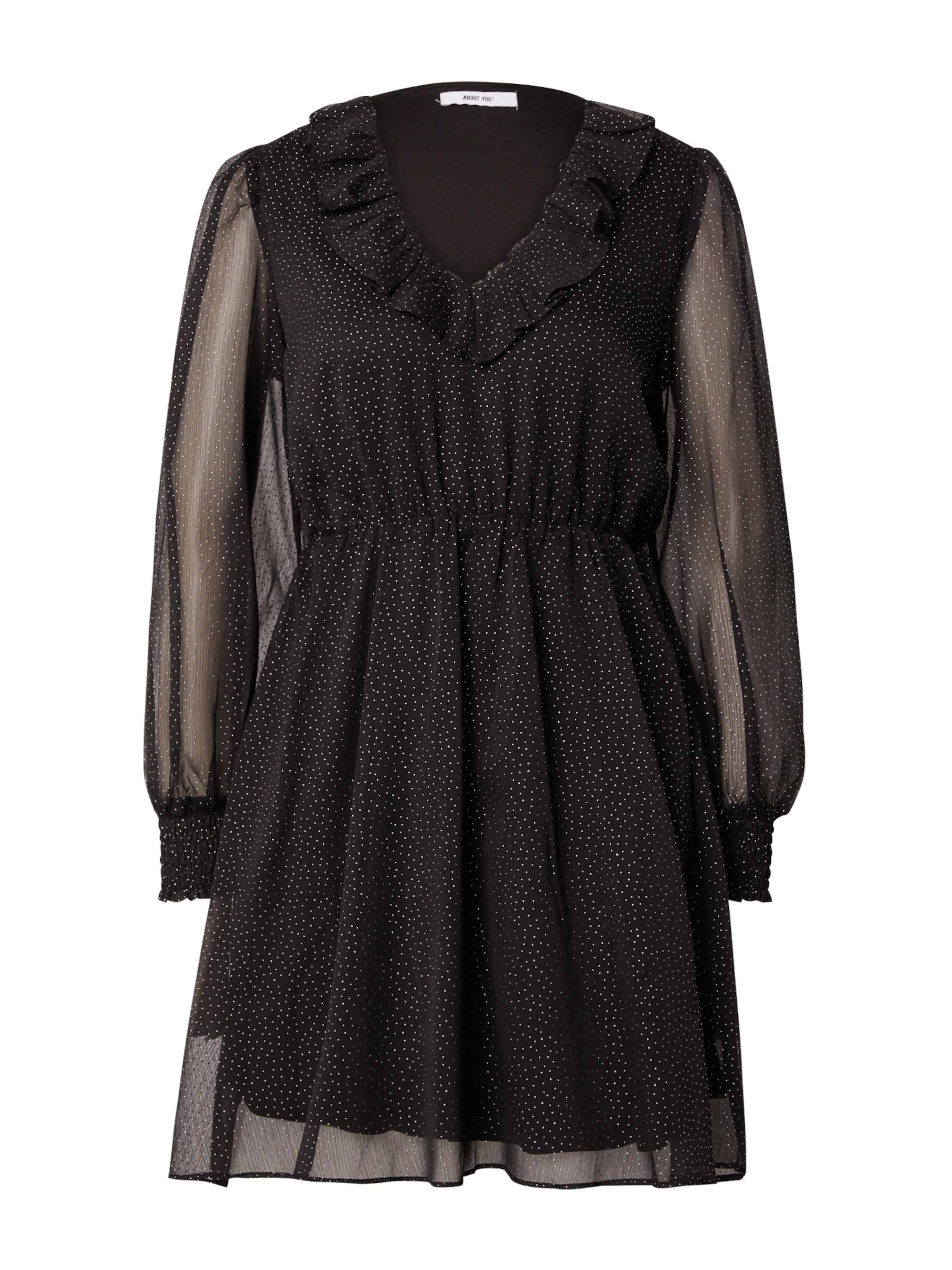 Robe 'Kim' ABOUT YOU en noir : devant