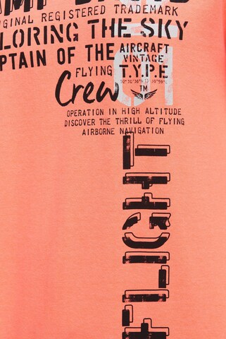 CAMP DAVID Sweatshirt in Orange