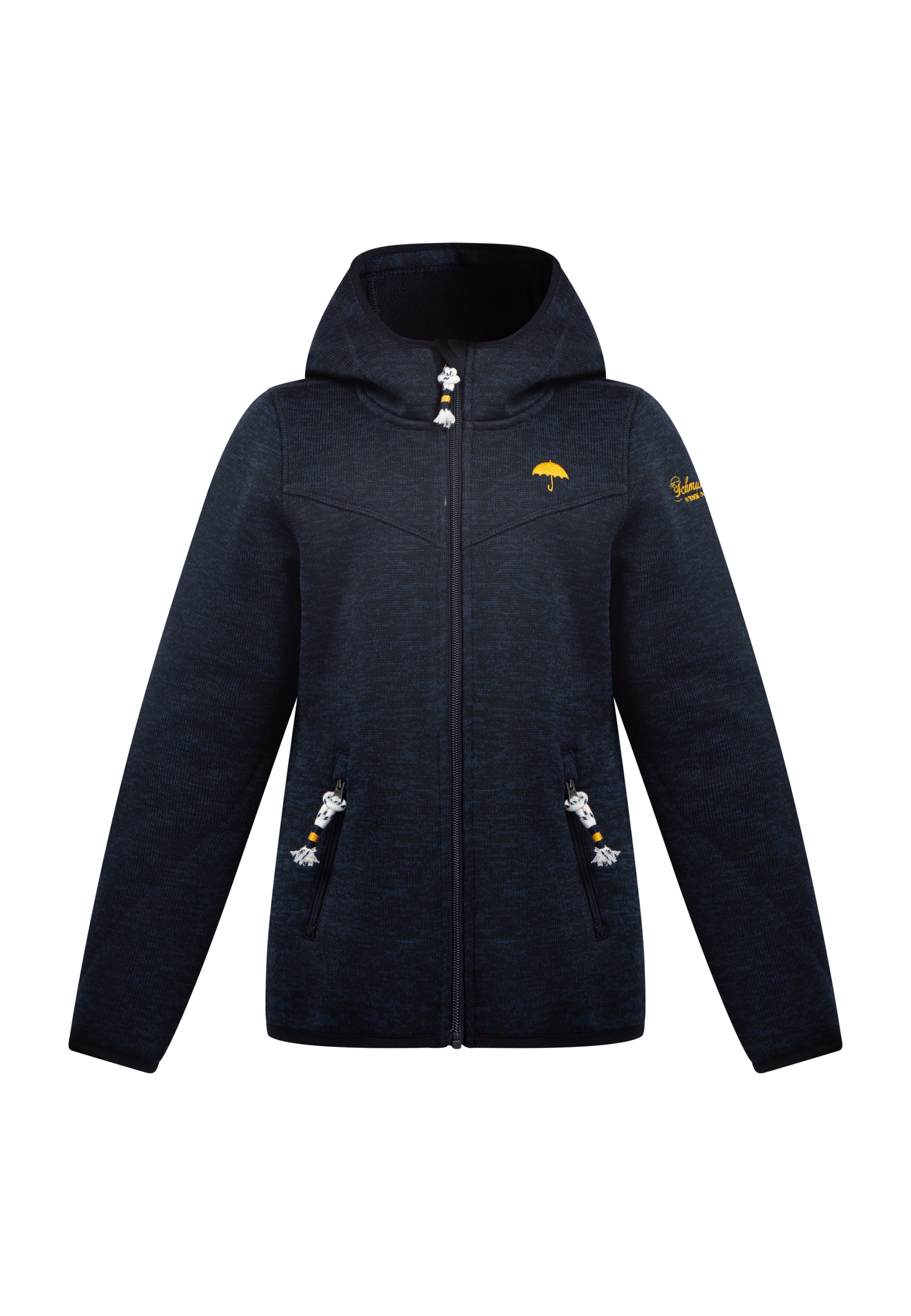 Schmuddelwedda Fleecejacka i blå: framsida