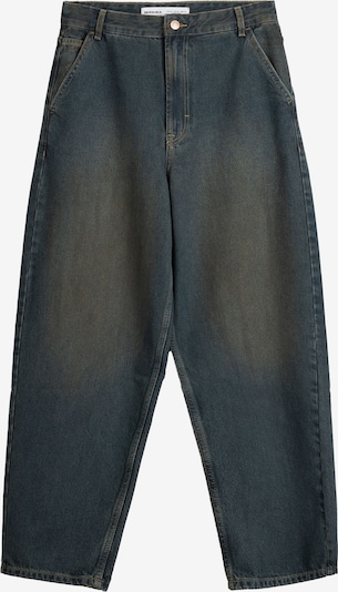 Bershka Jeans in de kleur Donkerblauw / Kaki, Productweergave