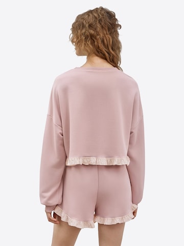 Imily Bela Hlačni kostim | roza barva: zadnja stran