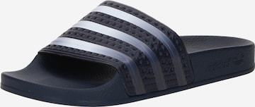 ADIDAS ORIGINALSNatikače s potpeticom 'ADILETTE' - plava boja: prednji dio