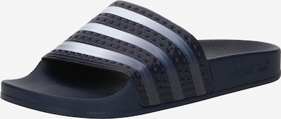 Saboți 'ADILETTE' ADIDAS ORIGINALS pe albastru marin / alb, Vizualizare produs