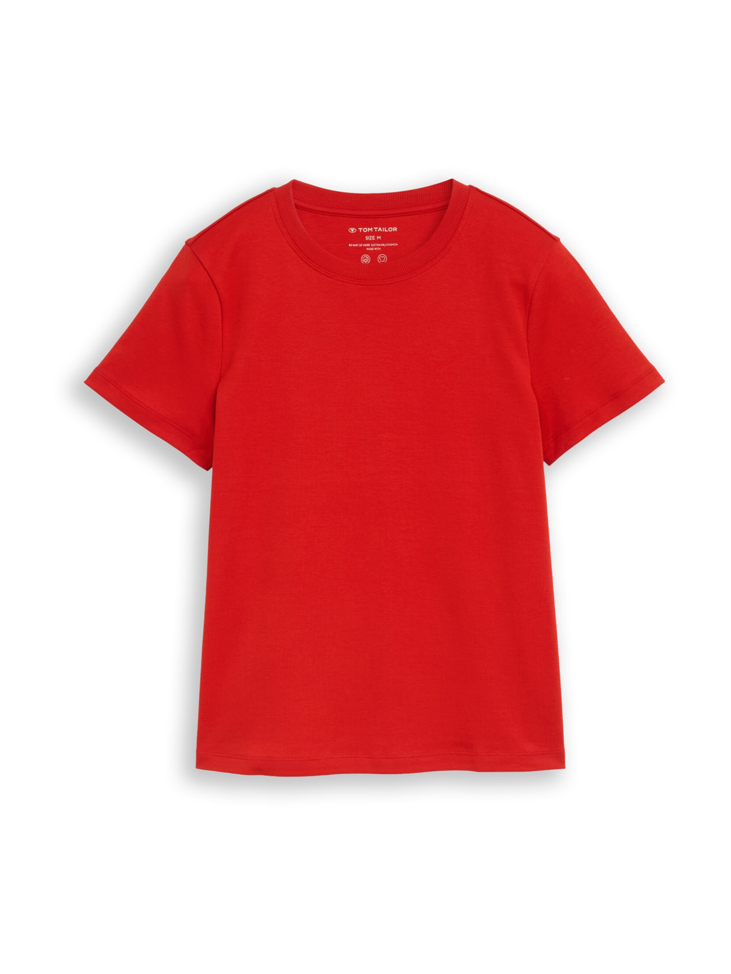 TOM TAILOR T-Shirt in Rot: Vorderseite
