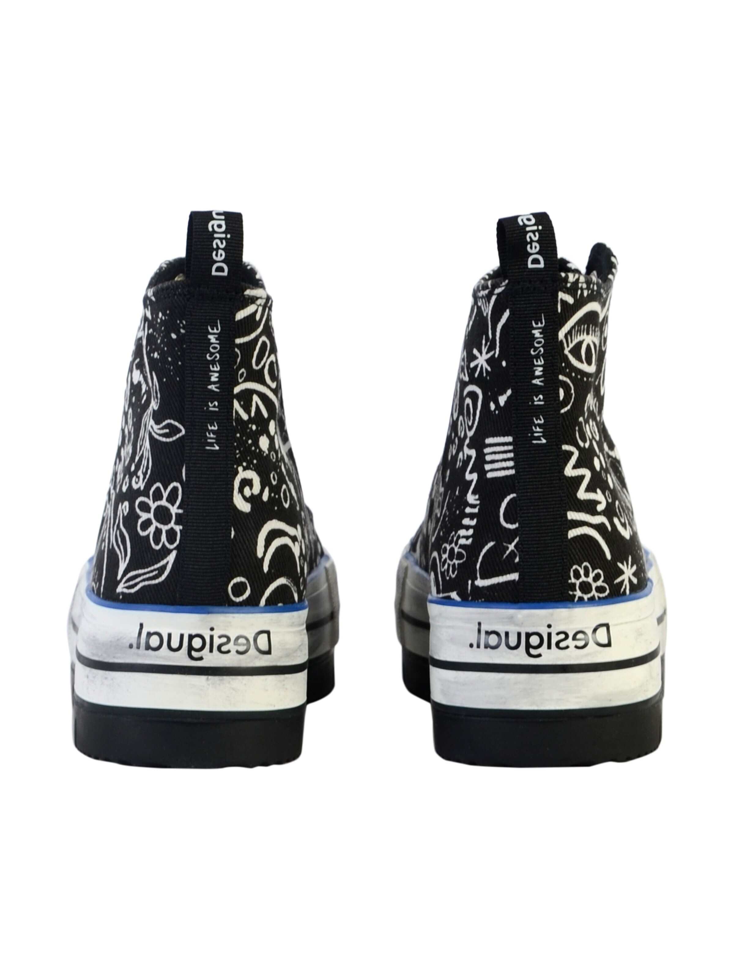 Baskets hautes Desigual en noir
