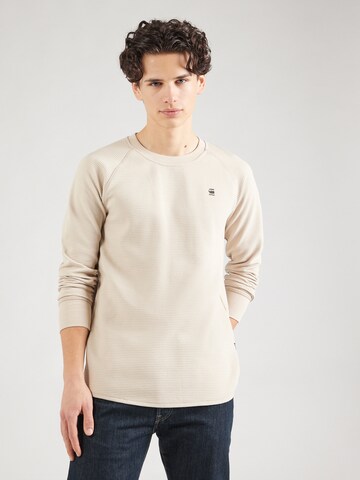 G-STAR Sweater 'Jirgi' in Beige: front