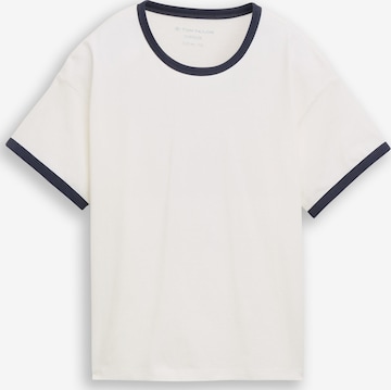 TOM TAILOR Shirt in White: front