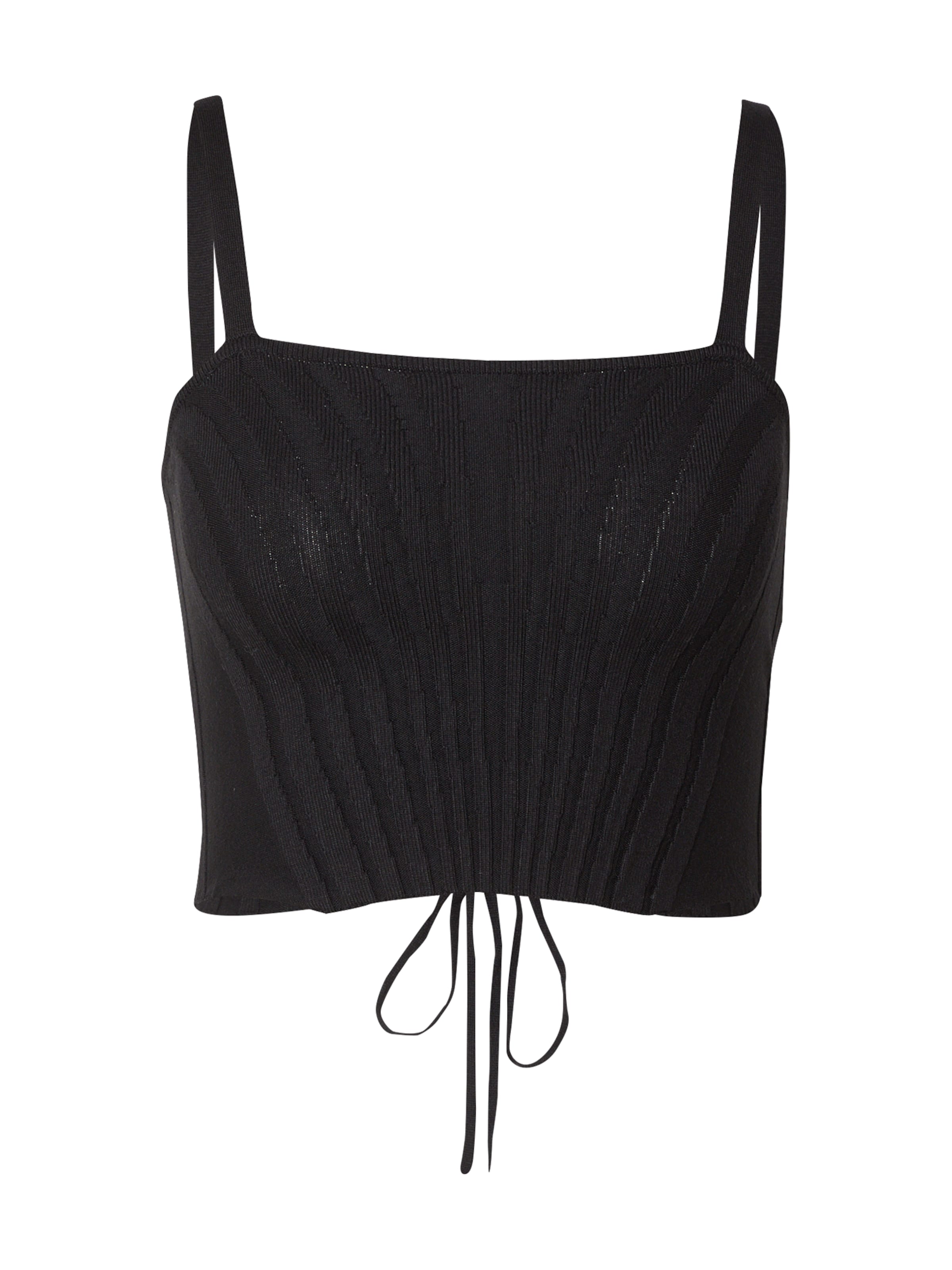 Tops en tricot BDG Urban Outfitters en noir : devant
