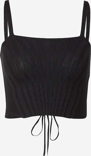 BDG Urban Outfitters Tops en tricot en noir, Vue avec produit
