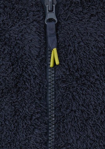 s.Oliver Fleece jas in Blauw: voorkant