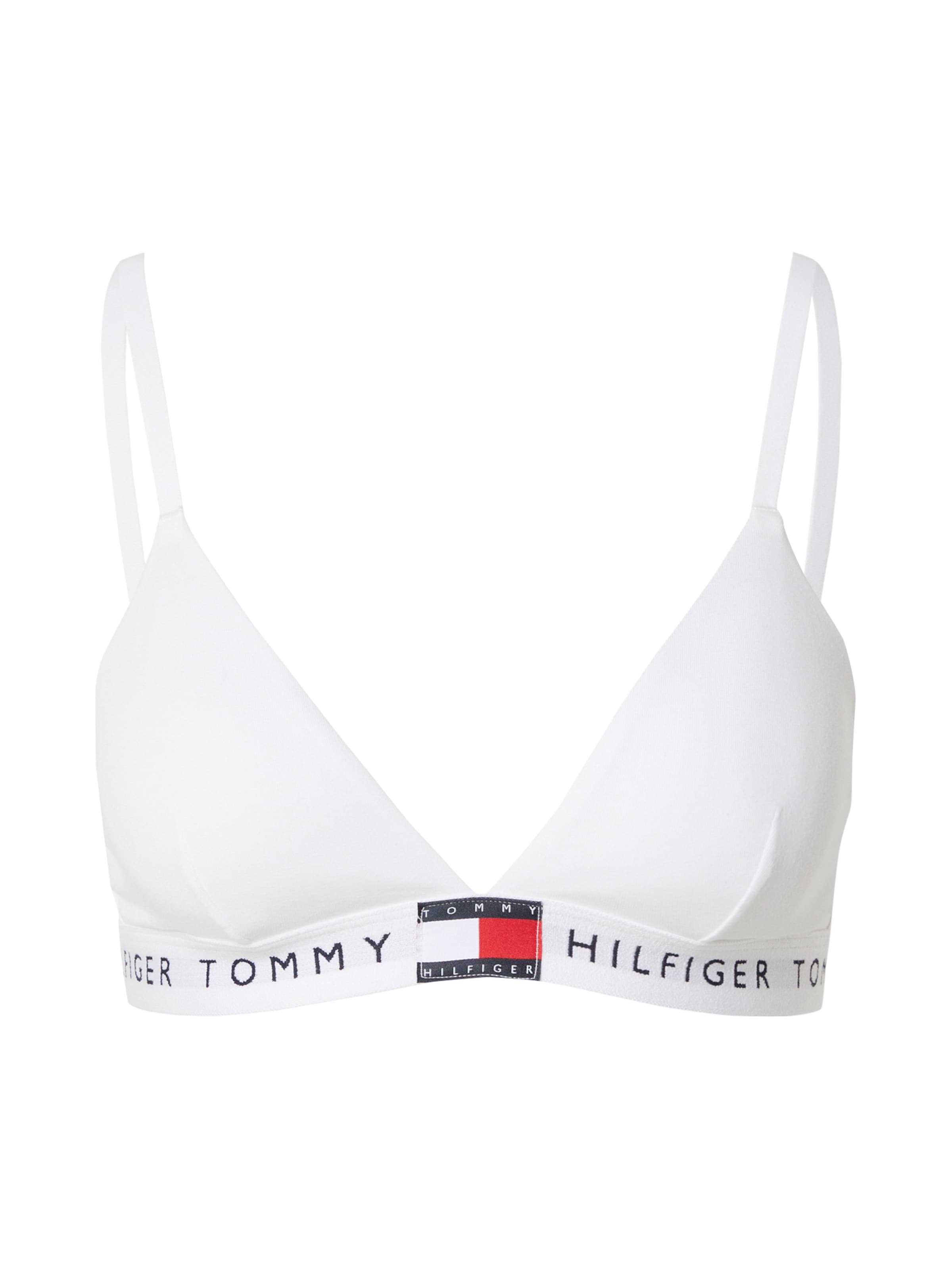 balta Tommy Hilfiger Underwear Trikampė Liemenėlė: priekis