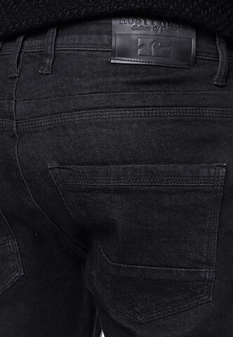 Rusty Neal Slimfit Jeans 'MELVIN' in Schwarz
