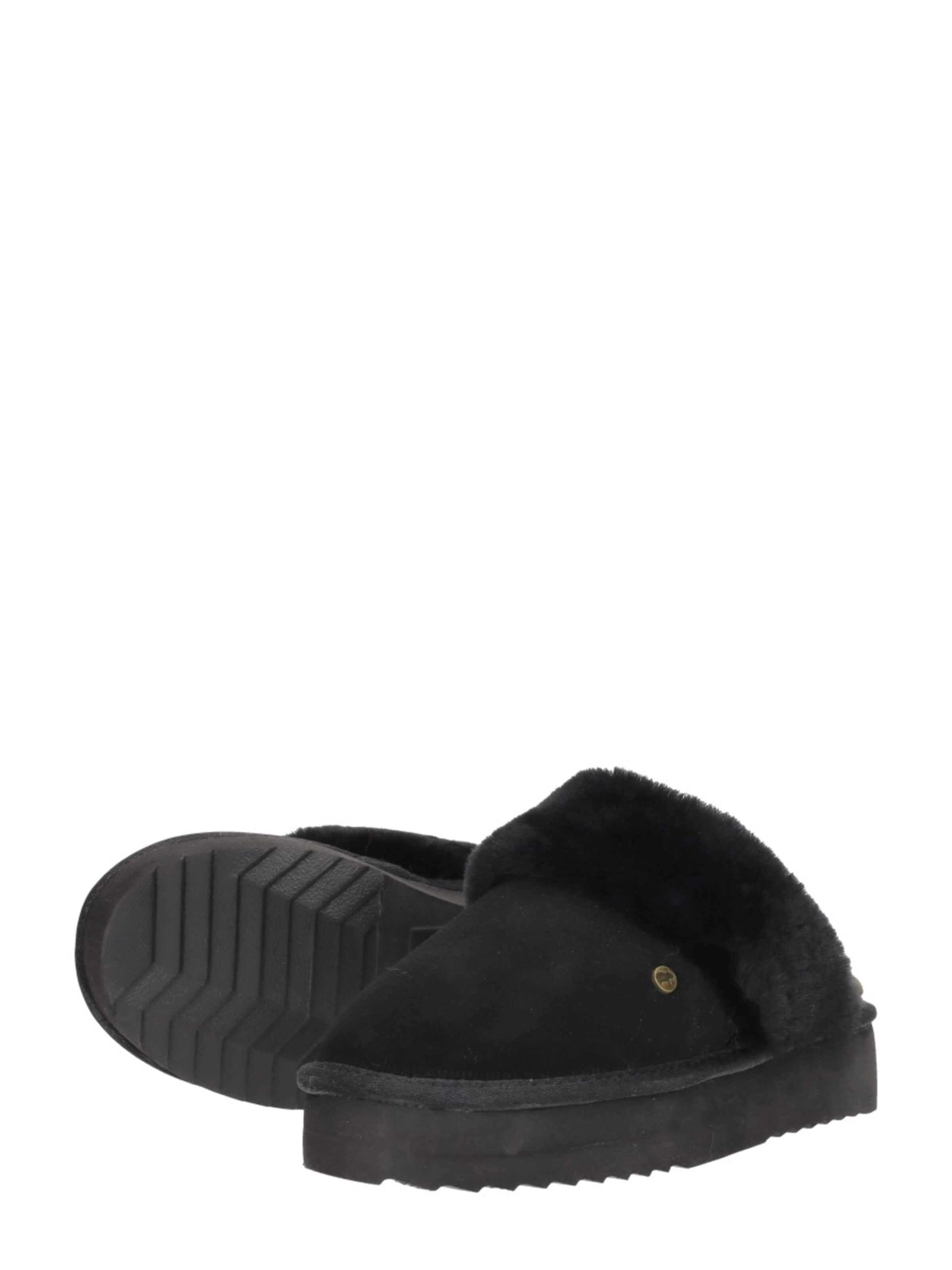 Warmbat Slippers 'Flurry Plateau' in Black