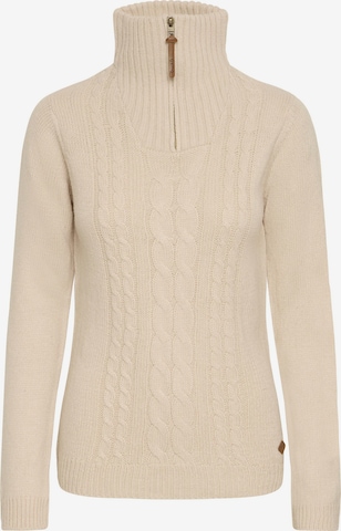 Pull-over 'Carry ' Oxmo en beige : devant