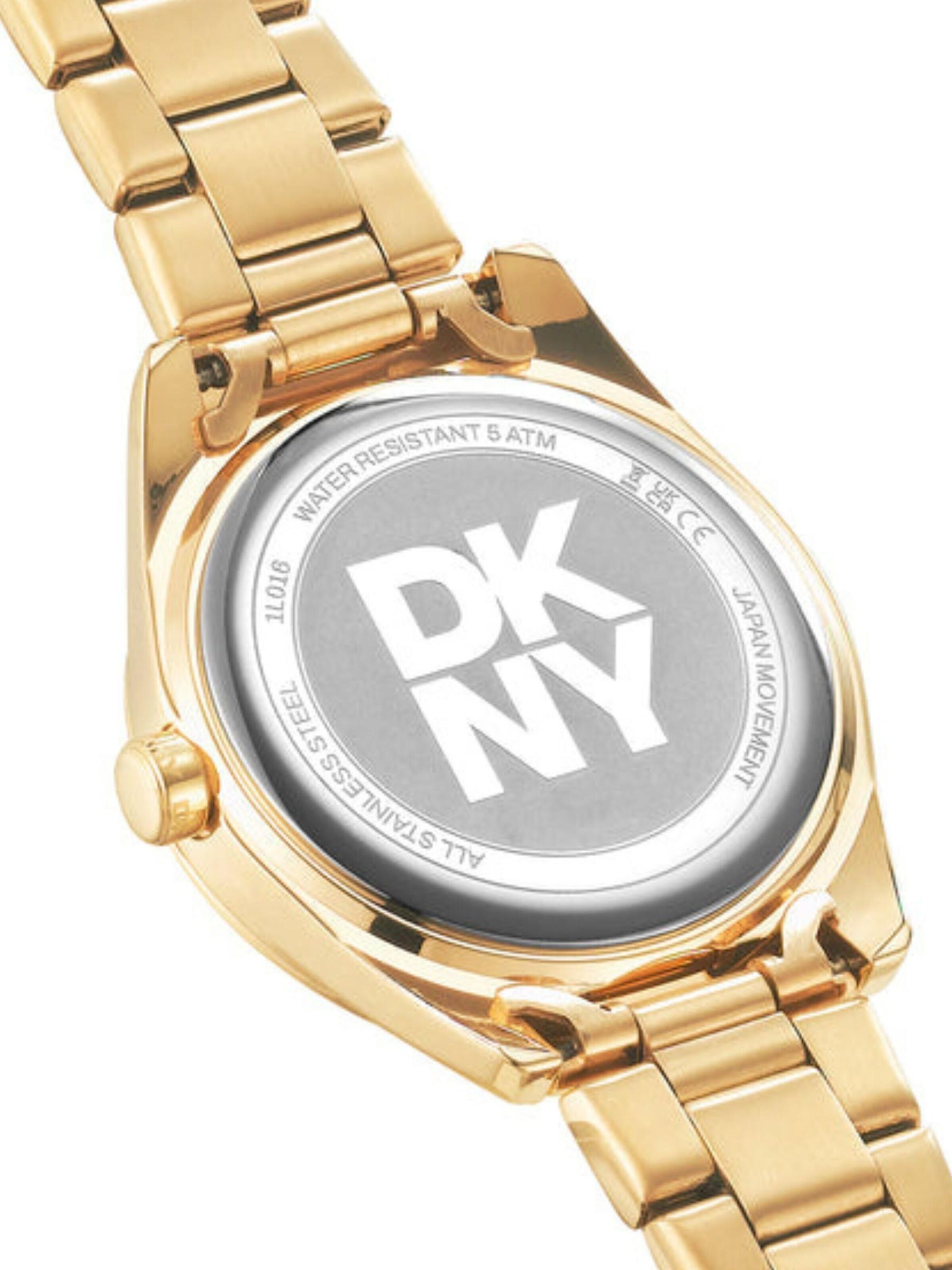 Montre à affichage analogique 'Chambers' DKNY en or