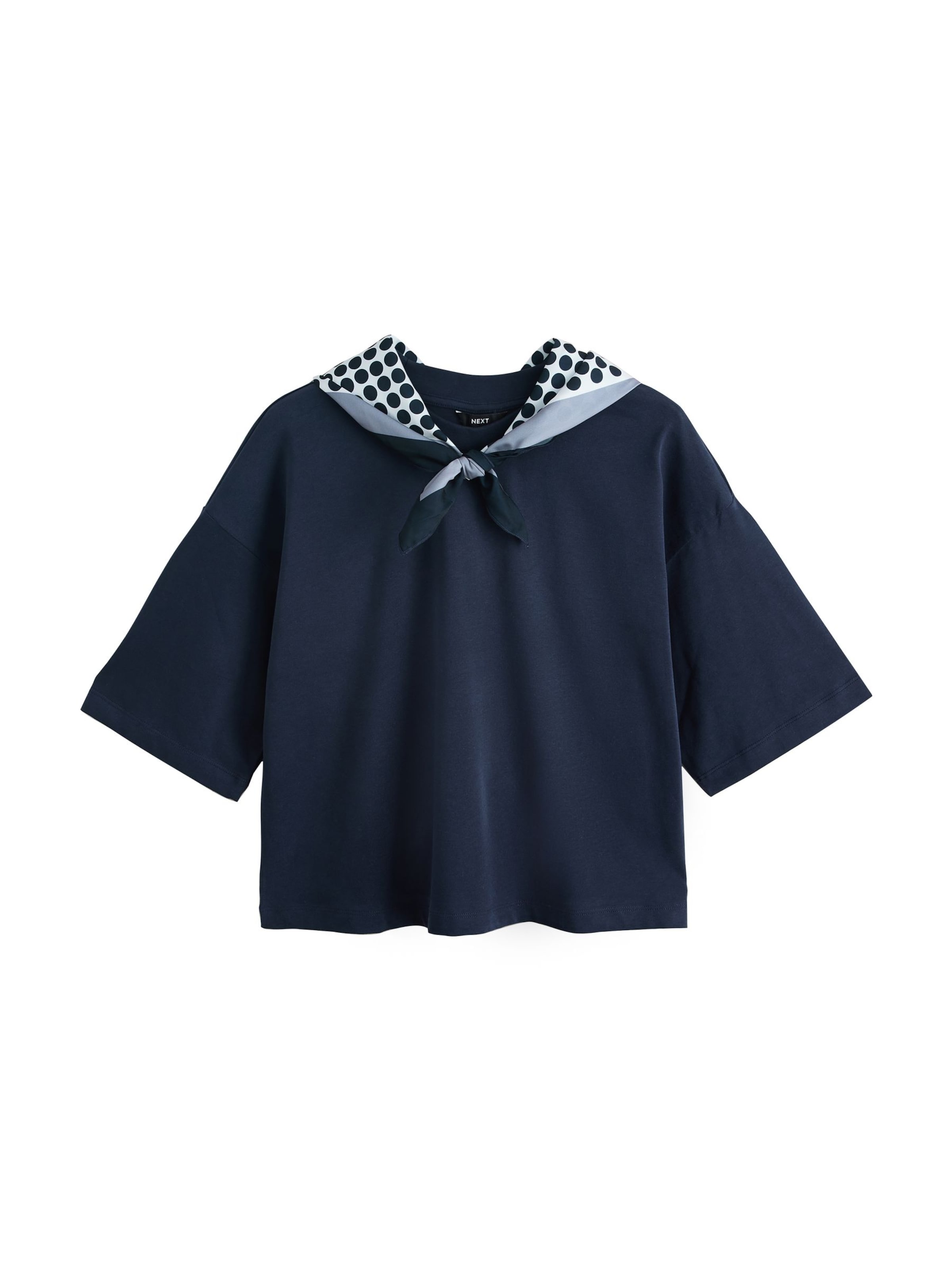 Next - Camiseta en azul: frente