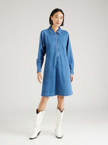 Robe-chemise 'Cissels' Part Two en bleu : devant