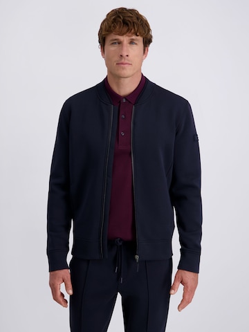 PIERRE CARDIN Sweatvest in Blauw: voorkant