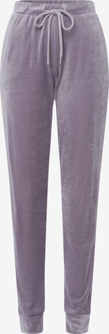 Effilé Pantalon Hanro en violet : devant