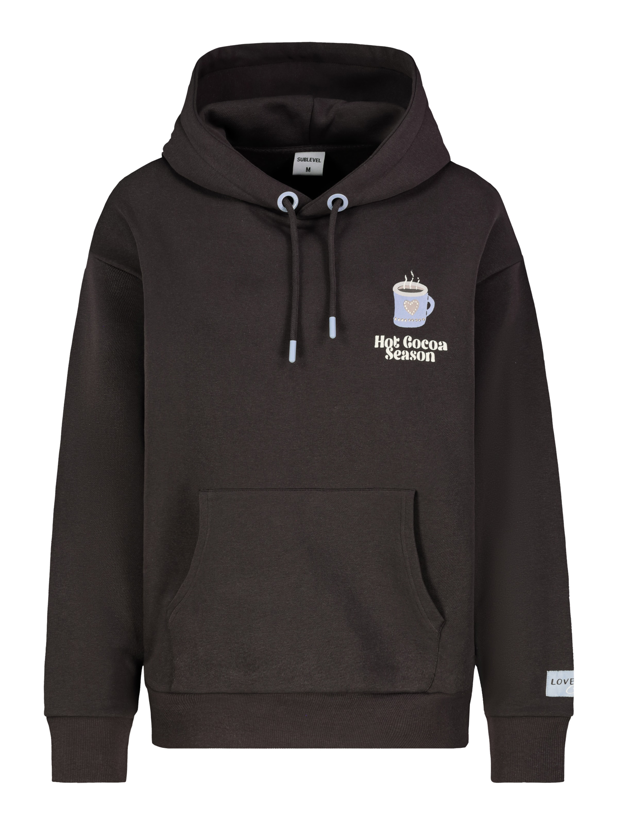 Sublevel Sweatshirt in Braun: Vorderseite