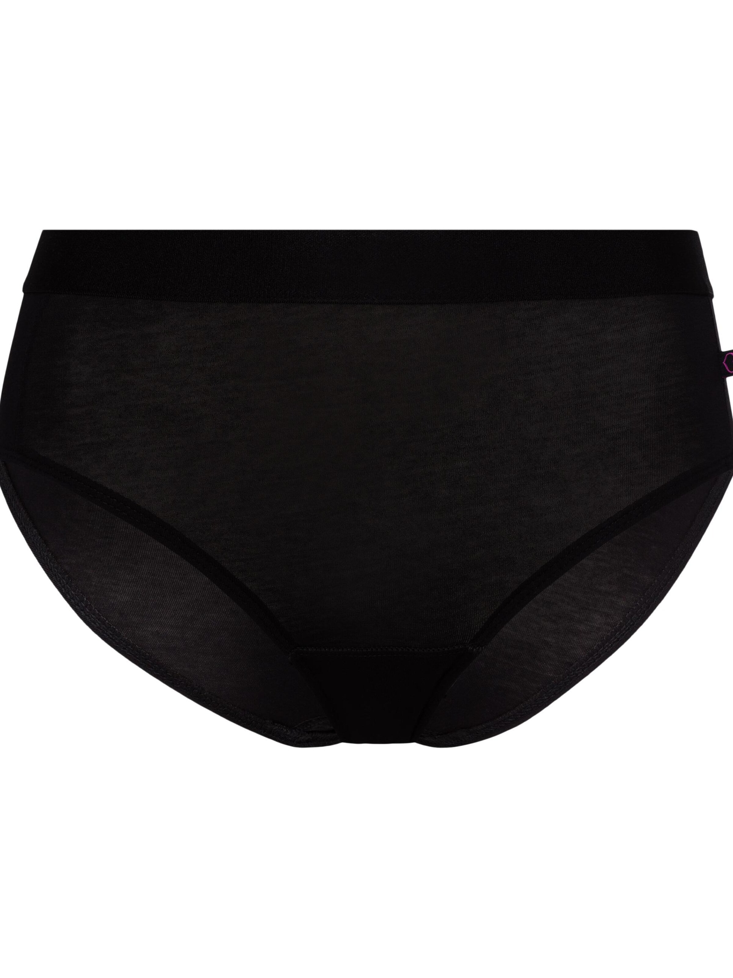 BeeDees Slip 'Taillenslip EVERY DAY Slip aus Baumwoll-Stretch-Qualität  für jeden Tag'‌‌‌ in Schwarz: Vorderseite