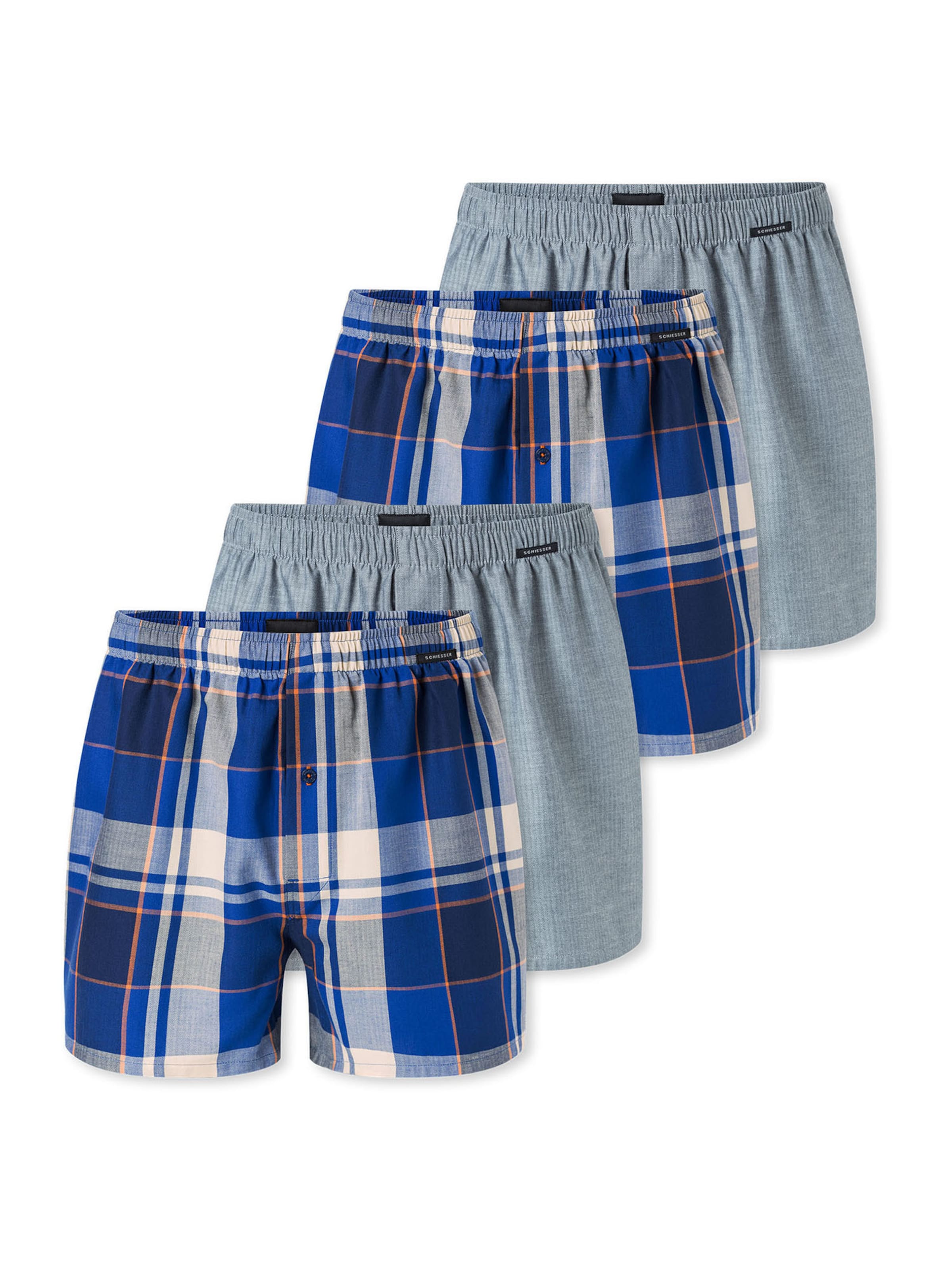 Boxers ' Multipacks ' SCHIESSER en bleu : devant