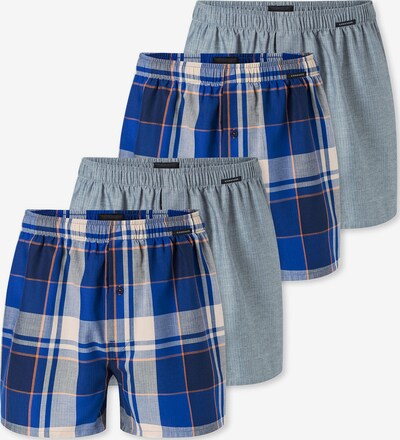 SCHIESSER Boxer ' Multipacks ' in 4XL in blau / graumeliert / weiß, Produktansicht