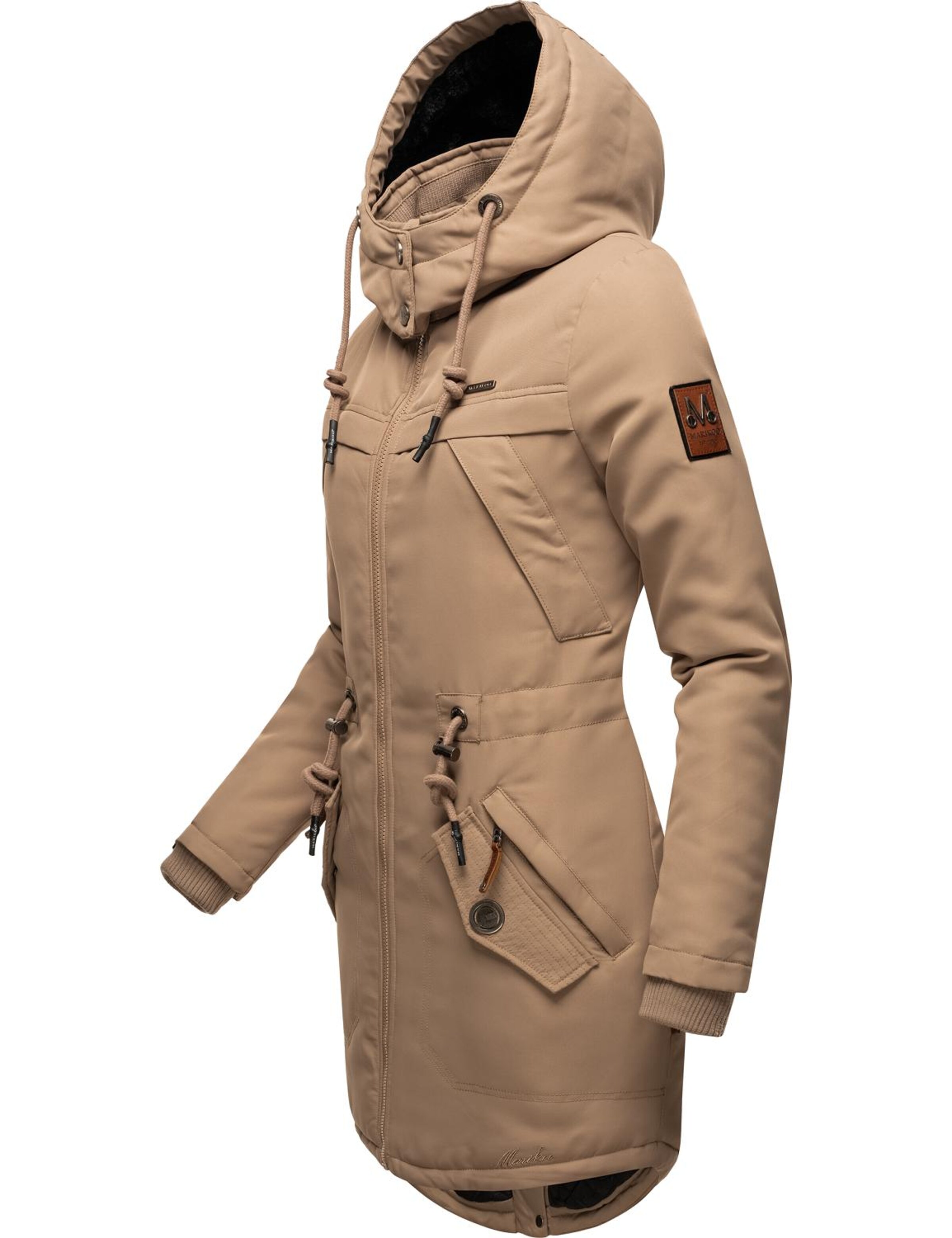 MARIKOO Zimska jakna 'Kamii' | rjava barva