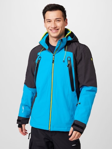 KILLTEC Outdoor jacket in Blue: front