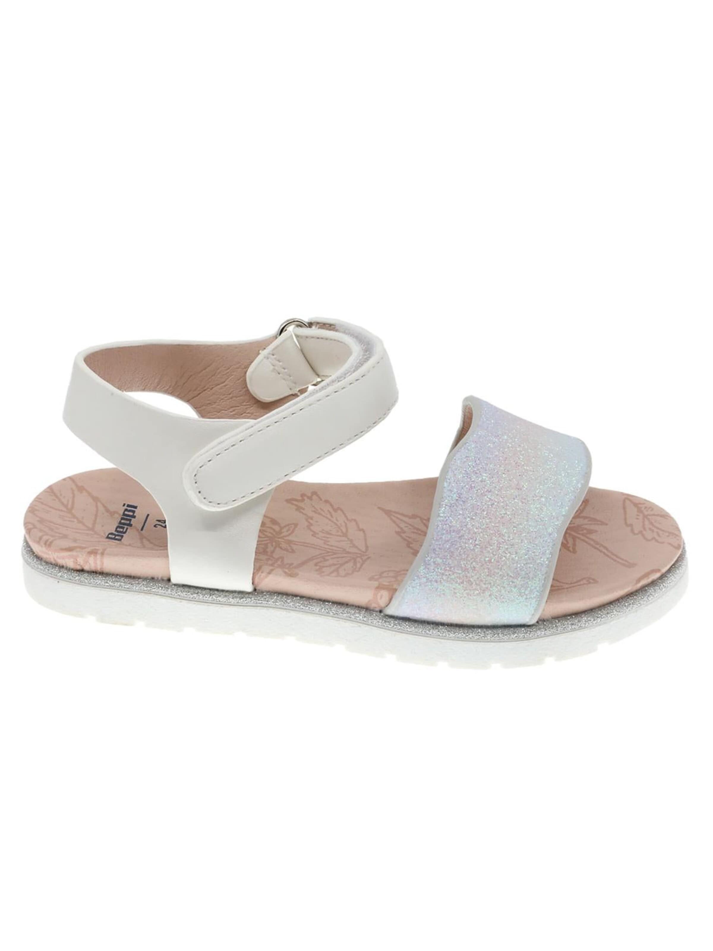 Sandalo di Beppi in bianco: frontale