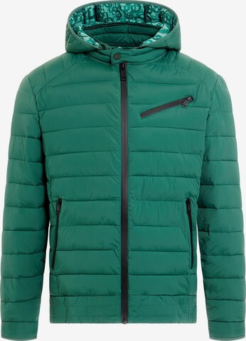 GUESS Performance Jacket in Green: front
