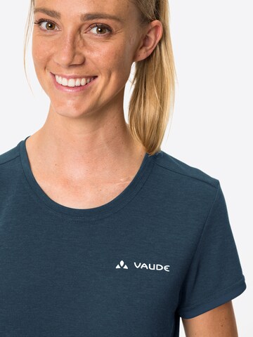 VAUDE Functioneel shirt 'Sveit' in Blauw