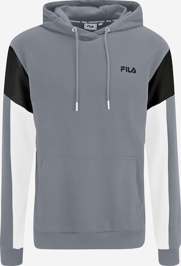 FILA Sweat de sport 'TRUDEN' en gris / noir / blanc, Vue avec produit