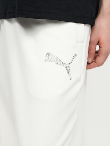 PUMA Широкий Штаны 'Essentials' в Белый