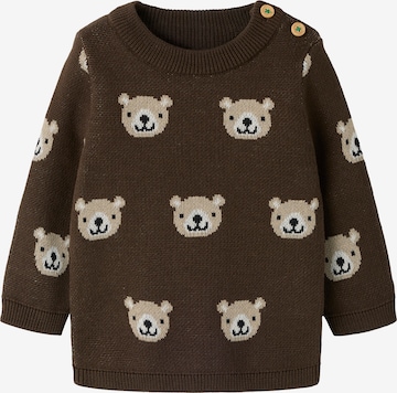 NAME IT Sweater 'NBMNEIL' in Brown: front