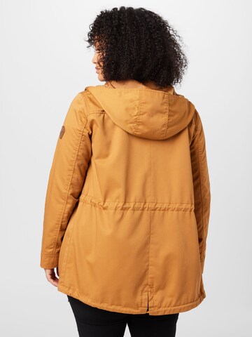 Parka mi-saison 'Lorca' ONLY Carmakoma en marron