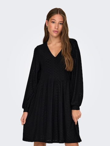 Robe 'SANDRA' ONLY en noir : devant