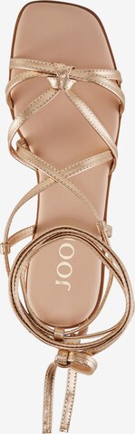 JOOP! Sandalen met riem ' Sofisticato Merle ' in Goud