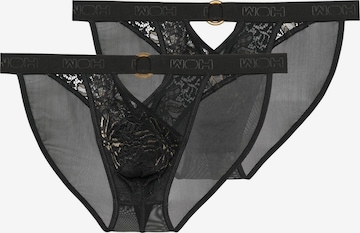WOH Slip 'Pure Seduction' in Black: front
