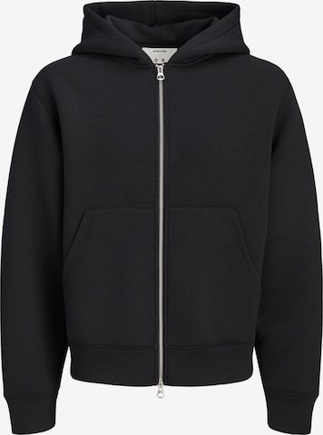 JACK & JONES Tréning dzseki 'legacy' - fekete: elől